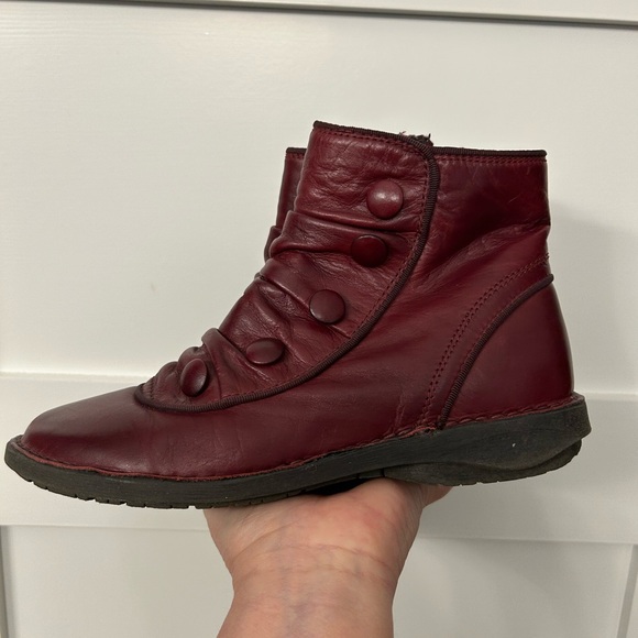 Miz Mooz Pumpkin Boots Bordeaux Size 41 - Picture 5 of 12